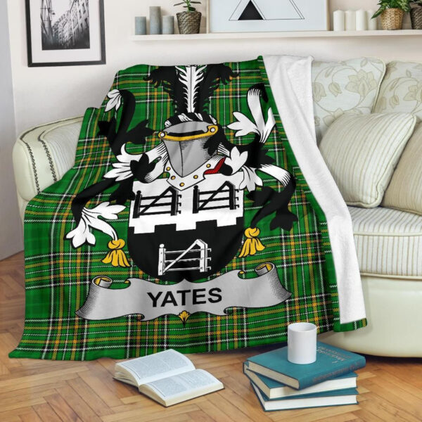 Ireland Premium Blanket - Yeates Ireland Blanket Irish National Tartan