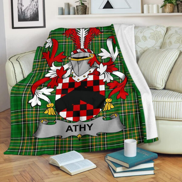 Ireland Premium Blanket - Athy Ireland Blanket Irish National Tartan