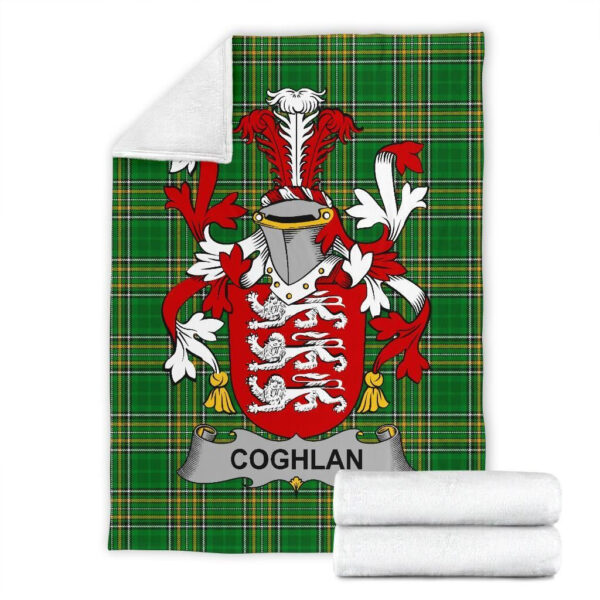 Ireland Premium Blanket - Coghlan or McCoghlan Ireland Blanket Irish National Tartan - Image 7