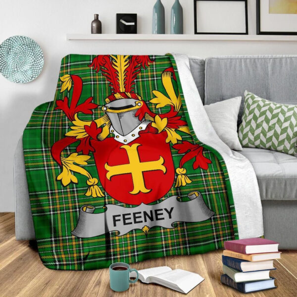 Ireland Premium Blanket - Feeney or O'Feney Ireland Blanket Irish National Tartan - Image 3