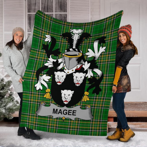 Ireland Premium Blanket - Magee or McGee Ireland Blanket Irish National Tartan - Image 6