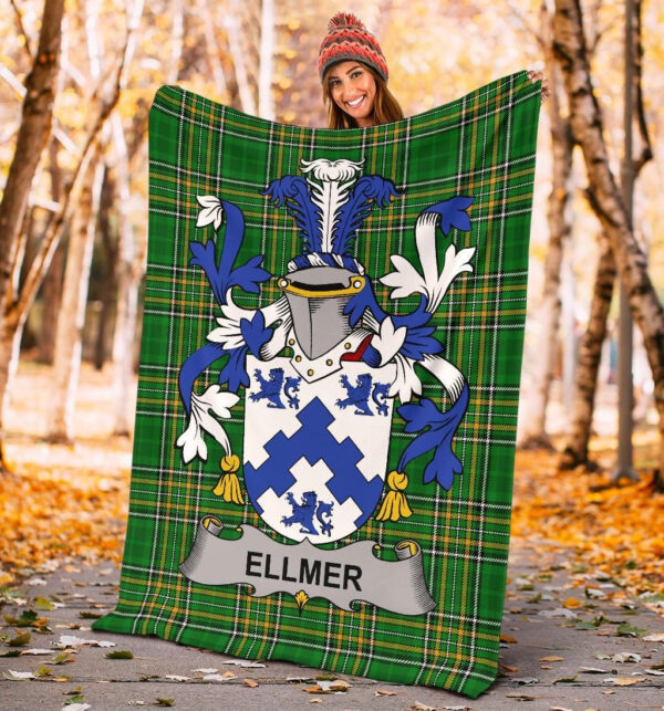 Ireland Premium Blanket - Ellmer Ireland Blanket Irish National Tartan - Image 4