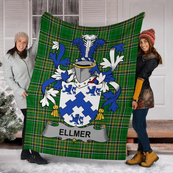 Ireland Premium Blanket - Ellmer Ireland Blanket Irish National Tartan - Image 6