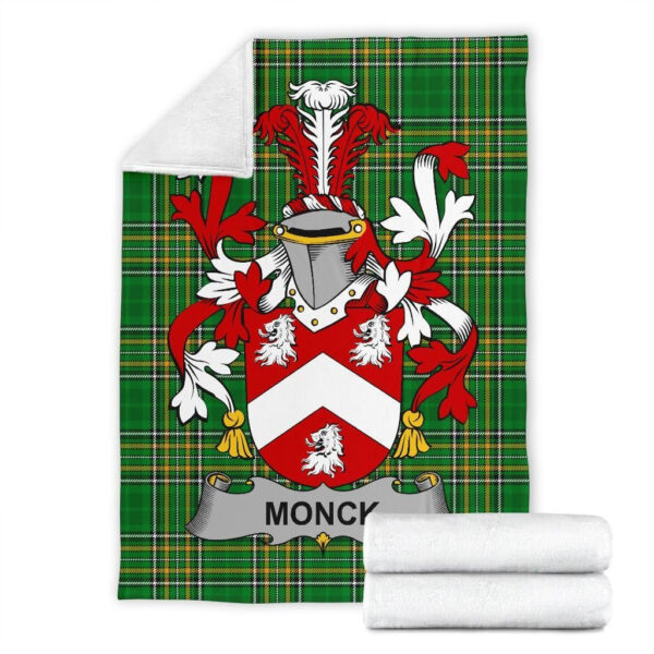 Ireland Premium Blanket - Monck or Moncke Ireland Blanket Irish National Tartan - Image 7