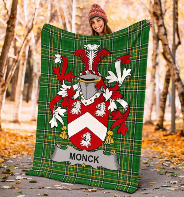 Ireland Premium Blanket - Monck or Moncke Ireland Blanket Irish National Tartan - Image 4