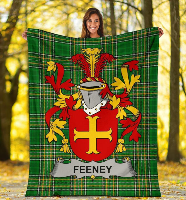 Ireland Premium Blanket - Feeney or O'Feney Ireland Blanket Irish National Tartan - Image 5