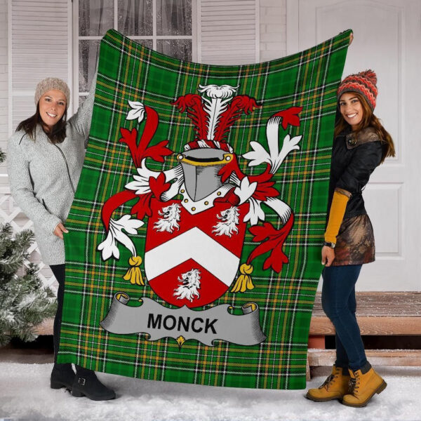 Ireland Premium Blanket - Monck or Moncke Ireland Blanket Irish National Tartan - Image 6