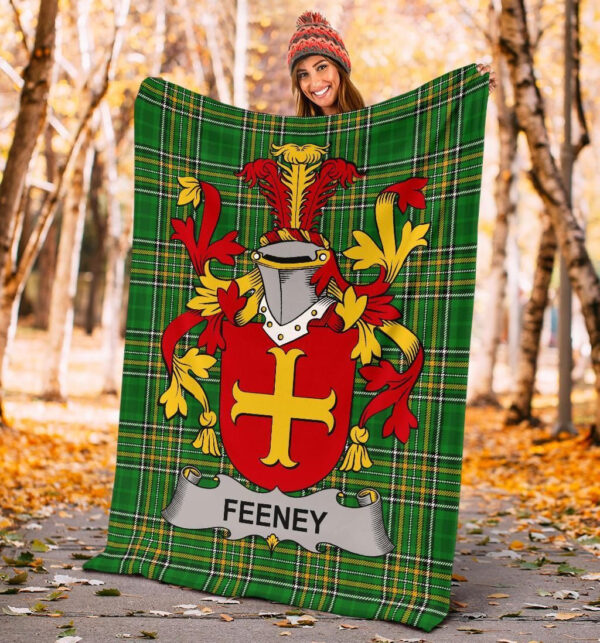 Ireland Premium Blanket - Feeney or O'Feney Ireland Blanket Irish National Tartan - Image 4