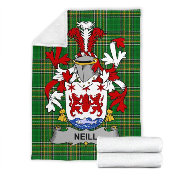 Ireland Premium Blanket - Neill or O'Neill Ireland Blanket Irish National Tartan - Image 7