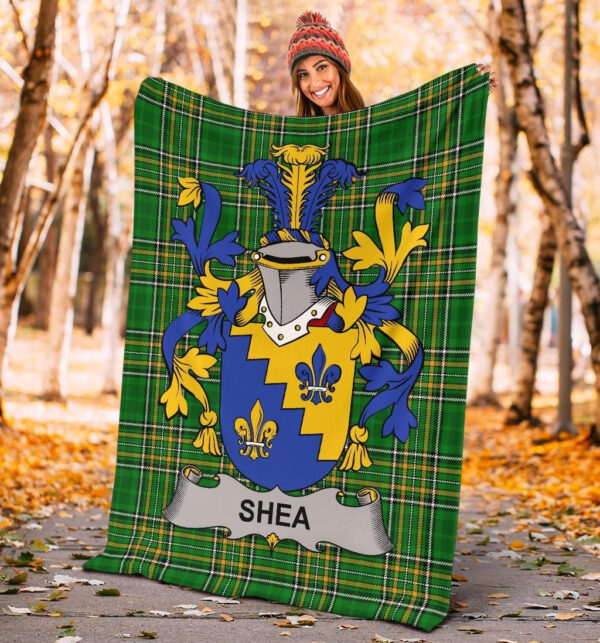 Ireland Premium Blanket - Shea or O'Shee Ireland Blanket Irish National Tartan - Image 4