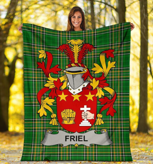 Ireland Premium Blanket - Friel or O'Friel Ireland Blanket Irish National Tartan - Image 5