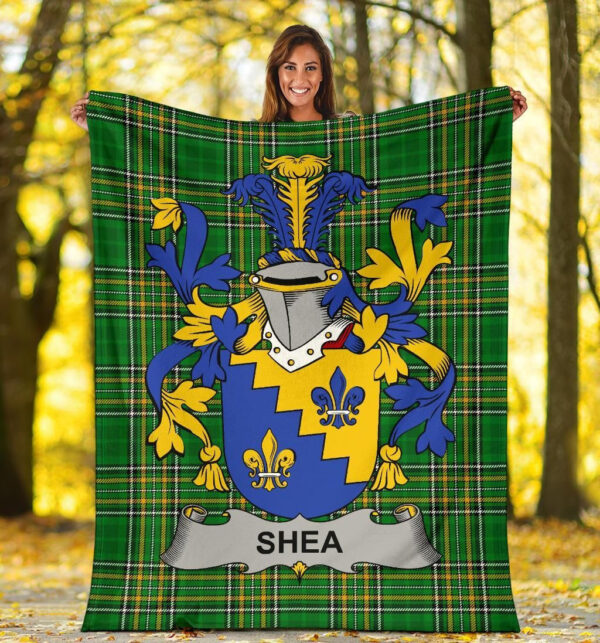 Ireland Premium Blanket - Shea or O'Shee Ireland Blanket Irish National Tartan - Image 5