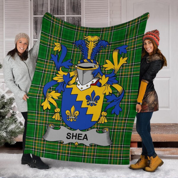 Ireland Premium Blanket - Shea or O'Shee Ireland Blanket Irish National Tartan - Image 6