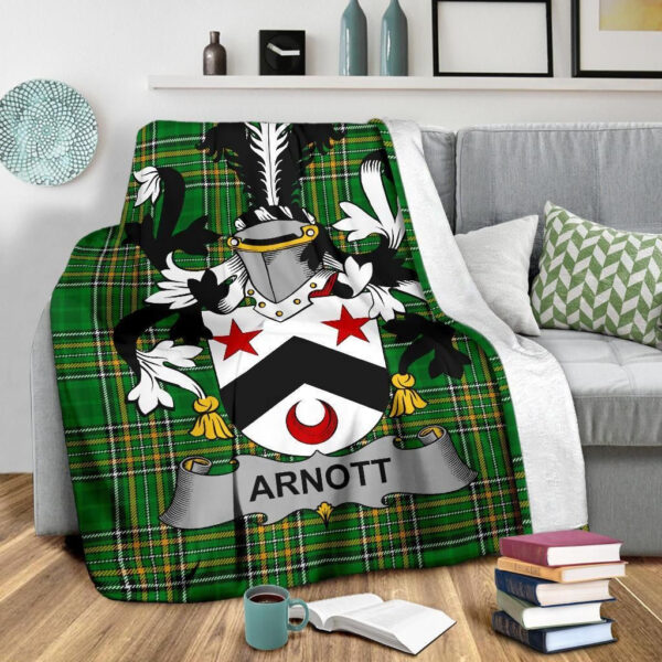 Ireland Premium Blanket - Arnott Ireland Blanket Irish National Tartan - Image 3