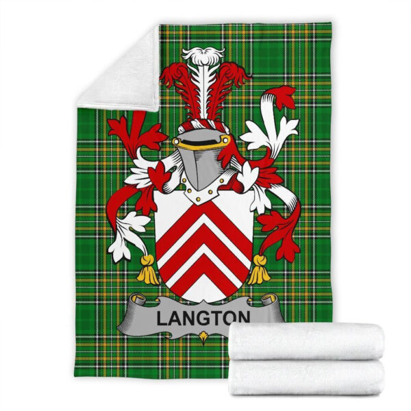 Ireland Premium Blanket - Langton Ireland Blanket Irish National Tartan - Image 7