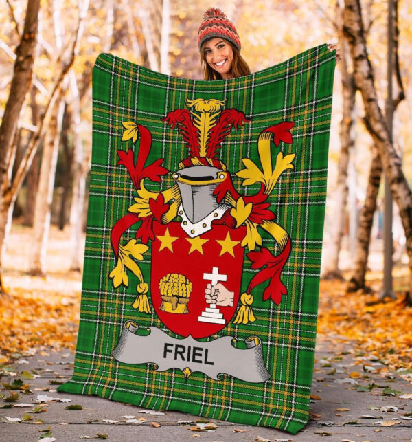 Ireland Premium Blanket - Friel or O'Friel Ireland Blanket Irish National Tartan - Image 4