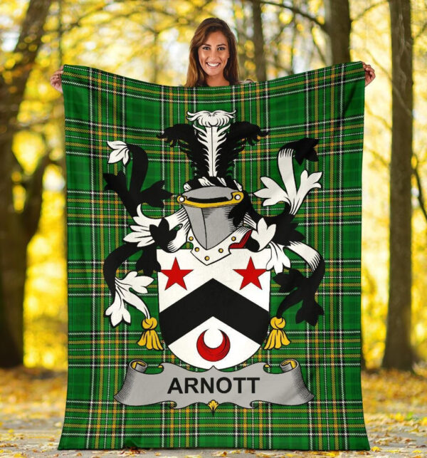 Ireland Premium Blanket - Arnott Ireland Blanket Irish National Tartan - Image 5