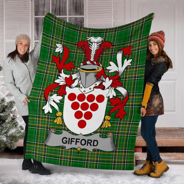 Ireland Premium Blanket - Gifford Ireland Blanket Irish National Tartan - Image 6