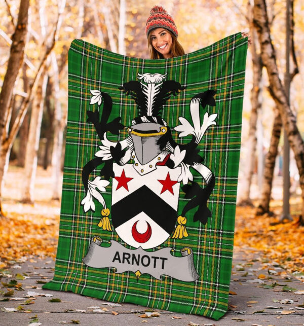 Ireland Premium Blanket - Arnott Ireland Blanket Irish National Tartan - Image 4