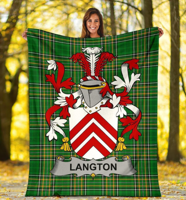 Ireland Premium Blanket - Langton Ireland Blanket Irish National Tartan - Image 5