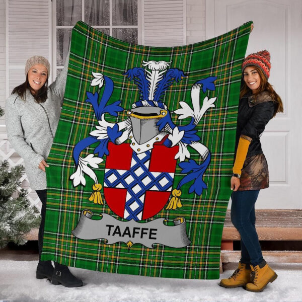 Ireland Premium Blanket - Taaffe Ireland Blanket Irish National Tartan - Image 6