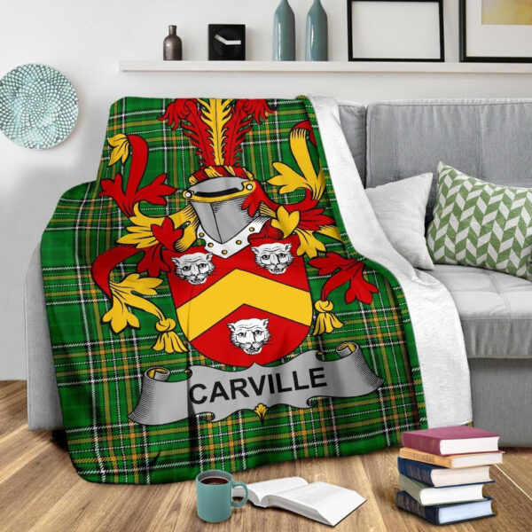 Ireland Premium Blanket - Carville or McCarville Ireland Blanket Irish National Tartan - Image 3