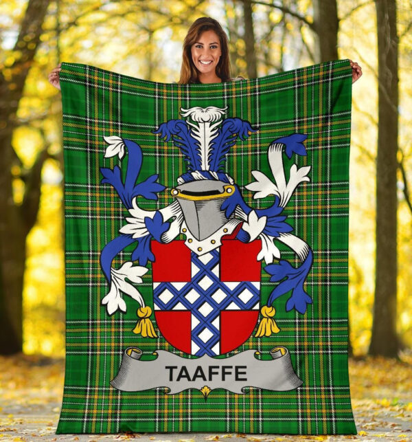 Ireland Premium Blanket - Taaffe Ireland Blanket Irish National Tartan - Image 5