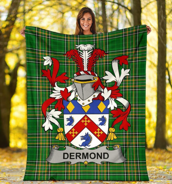 Ireland Premium Blanket - Dermond or O'Dermond Ireland Blanket Irish National Tartan - Image 5