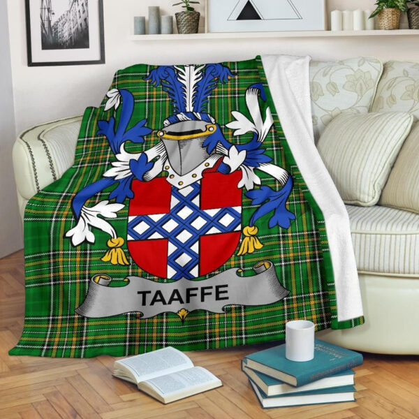 Ireland Premium Blanket - Taaffe Ireland Blanket Irish National Tartan