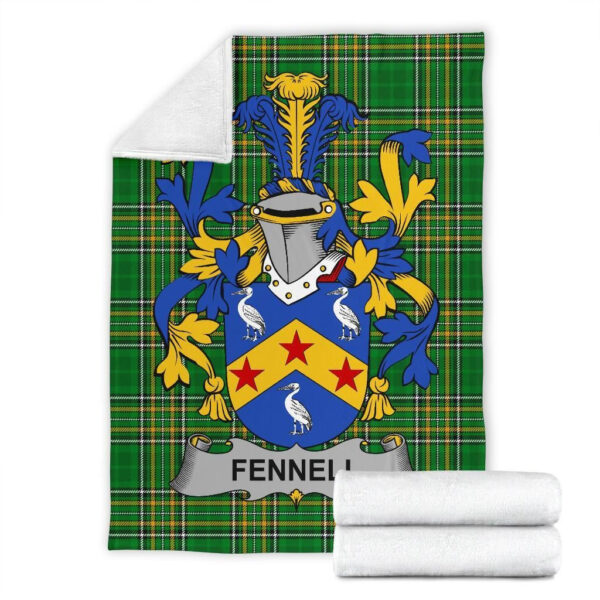 Ireland Premium Blanket - Fennell or O'Fennell Ireland Blanket Irish National Tartan - Image 6