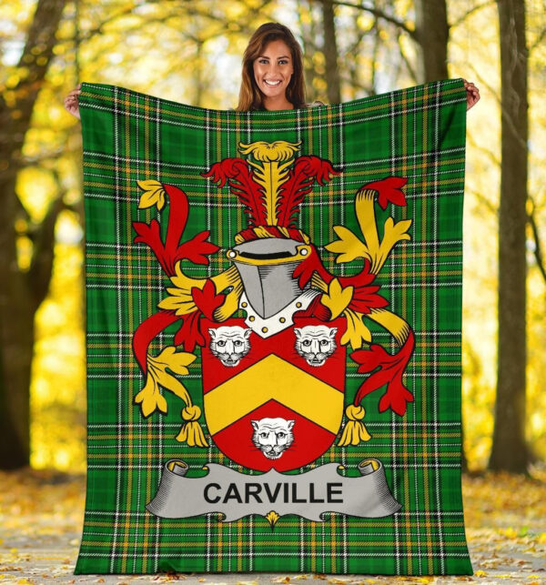 Ireland Premium Blanket - Carville or McCarville Ireland Blanket Irish National Tartan - Image 5