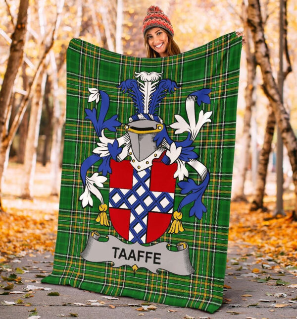 Ireland Premium Blanket - Taaffe Ireland Blanket Irish National Tartan - Image 4