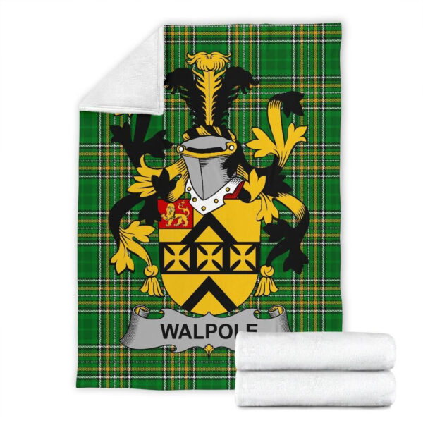 Ireland Premium Blanket - Walpole Ireland Blanket Irish National Tartan - Image 7