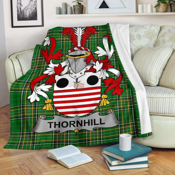 Ireland Premium Blanket - Thornhill Ireland Blanket Irish National Tartan