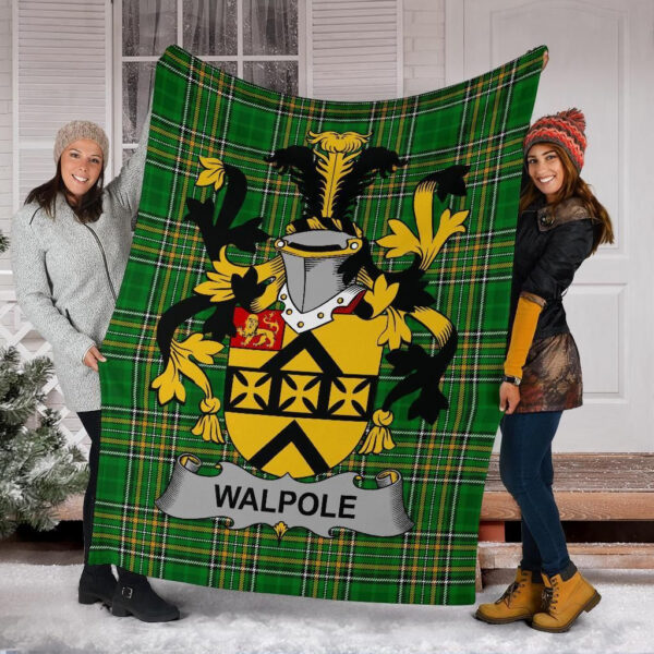 Ireland Premium Blanket - Walpole Ireland Blanket Irish National Tartan - Image 6