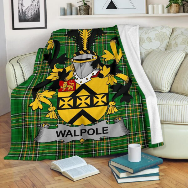 Ireland Premium Blanket - Walpole Ireland Blanket Irish National Tartan