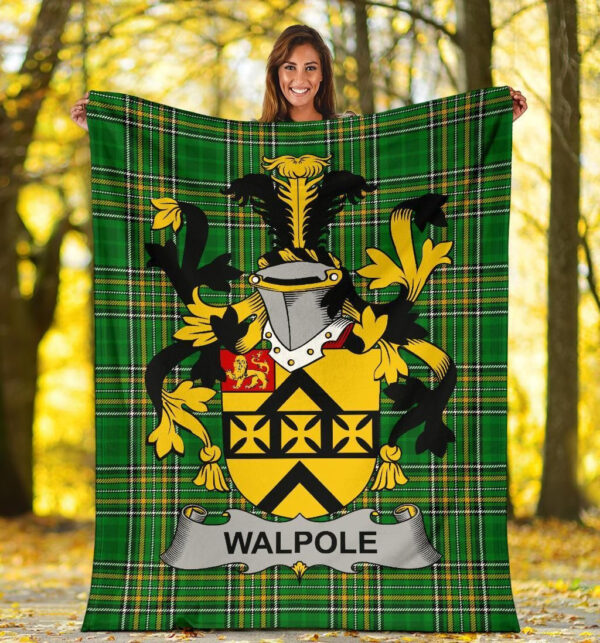 Ireland Premium Blanket - Walpole Ireland Blanket Irish National Tartan - Image 5