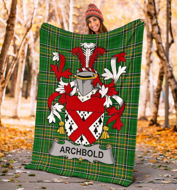 Ireland Premium Blanket - Archbold Ireland Blanket Irish National Tartan - Image 4