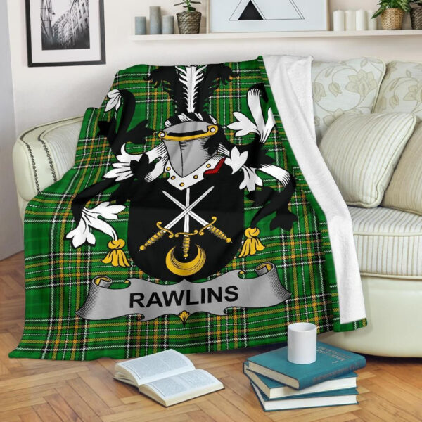 Ireland Premium Blanket - Rawlins Ireland Blanket Irish National Tartan