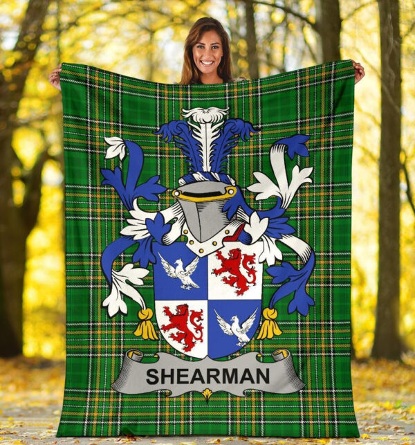 Ireland Premium Blanket - Shearman Ireland Blanket Irish National Tartan - Image 5