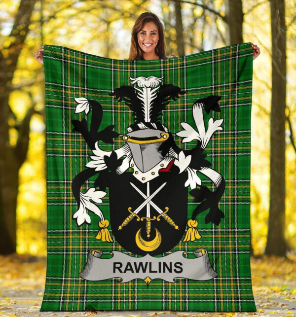 Ireland Premium Blanket - Rawlins Ireland Blanket Irish National Tartan - Image 5