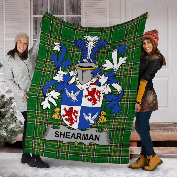 Ireland Premium Blanket - Shearman Ireland Blanket Irish National Tartan - Image 6