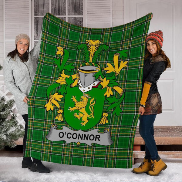 Ireland Premium Blanket - Connor or O'Connor (Kerry) Ireland Blanket Irish National Tartan - Image 6