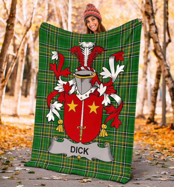 Ireland Premium Blanket - Dick Ireland Blanket Irish National Tartan - Image 4