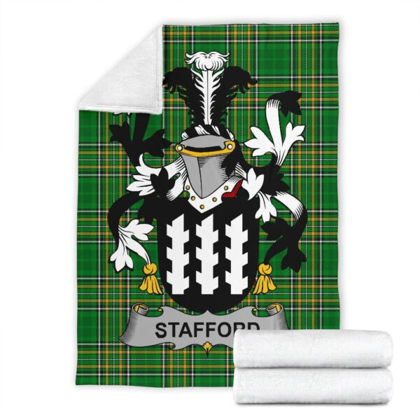 Ireland Premium Blanket - Stafford Ireland Blanket Irish National Tartan - Image 7