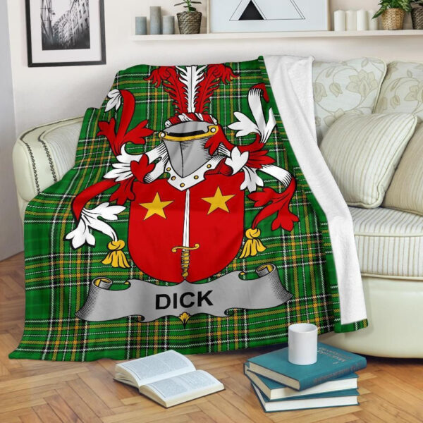 Ireland Premium Blanket - Dick Ireland Blanket Irish National Tartan