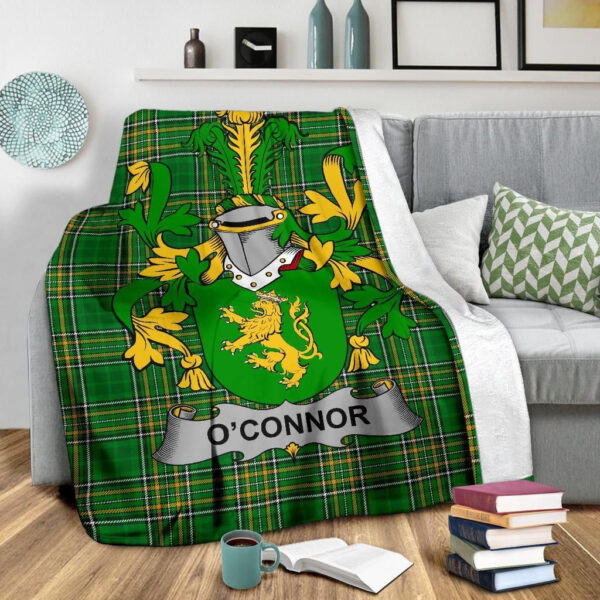 Ireland Premium Blanket - Connor or O'Connor (Kerry) Ireland Blanket Irish National Tartan - Image 3