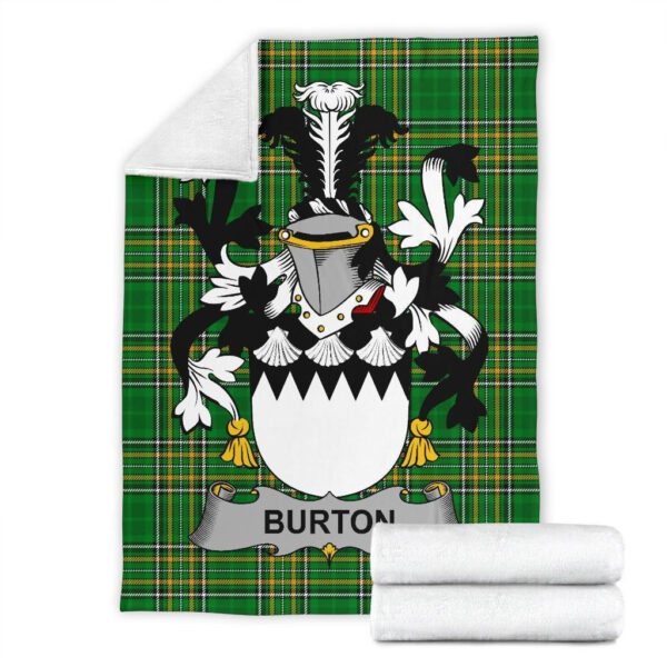 Ireland Premium Blanket - Burton Ireland Blanket Irish National Tartan - Image 7