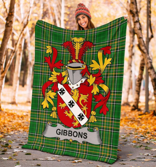 Ireland Premium Blanket - Gibbons or McGibbons Ireland Blanket Irish National Tartan - Image 4