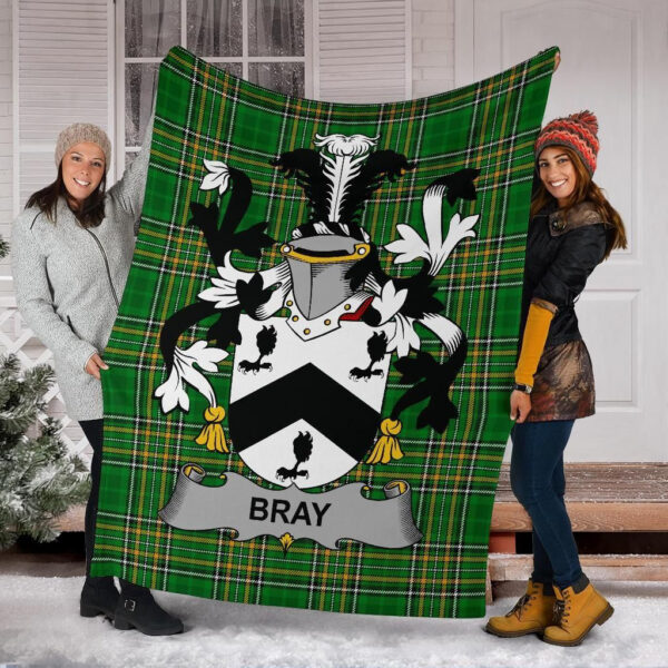 Ireland Premium Blanket - Bray or McBray Ireland Blanket Irish National Tartan - Image 6